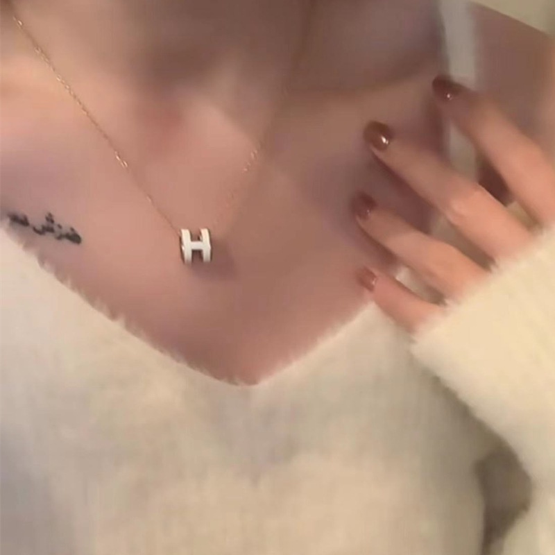 Dây Chuyền Hình Chữ H Thời Trang Sang Trọng Dành Cho Nữ