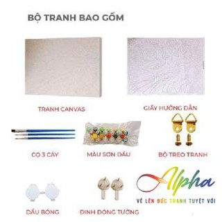 Tranh số hóa Alpha - Cửu ngư DV044