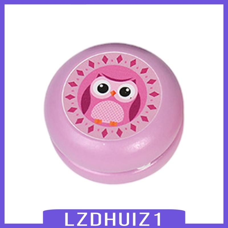 Đồ Chơi Yoyo Bằng Gỗ Họa Tiết Nhím Hoạt Hình Cổ Điển Dành Cho Trẻ Em Mới Bắt Đầu