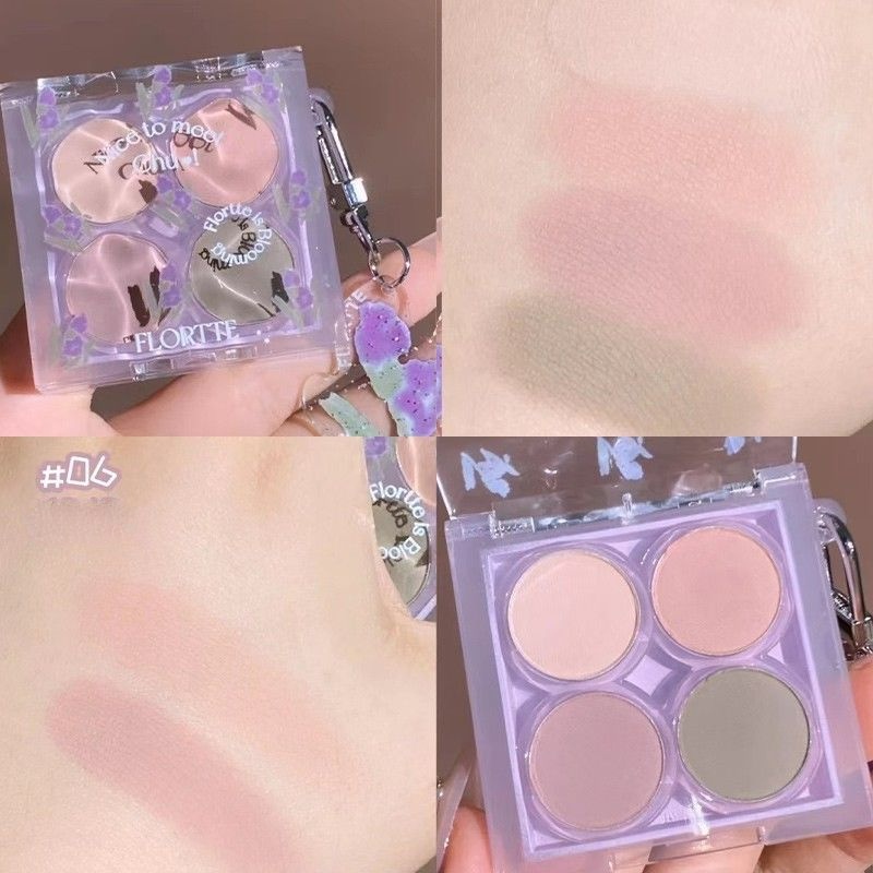 Phấn Mắt Dạng Lỏng Màu Lì Gợn Sóng Thương Hiệu FLORTTE