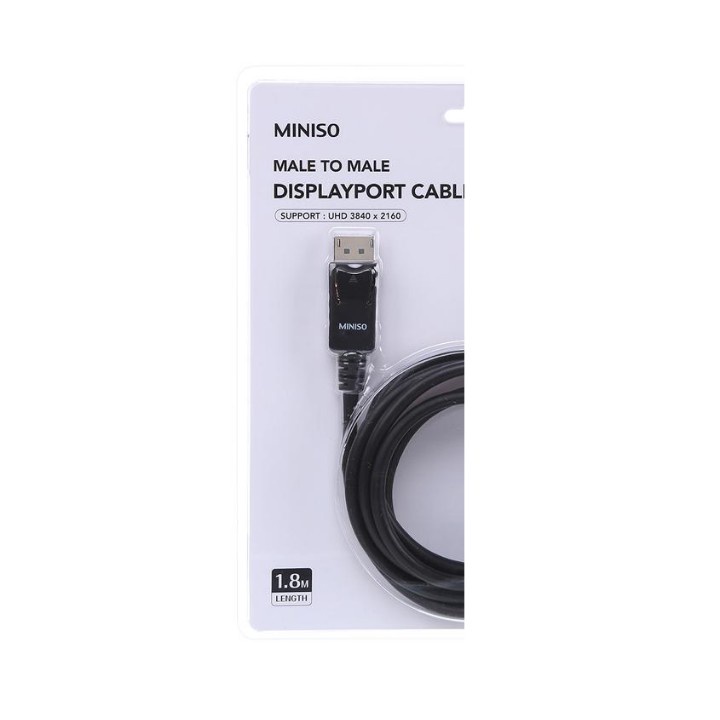 Cáp kết nối Miniso 1.8m - Hàng chính hãng (Đen)