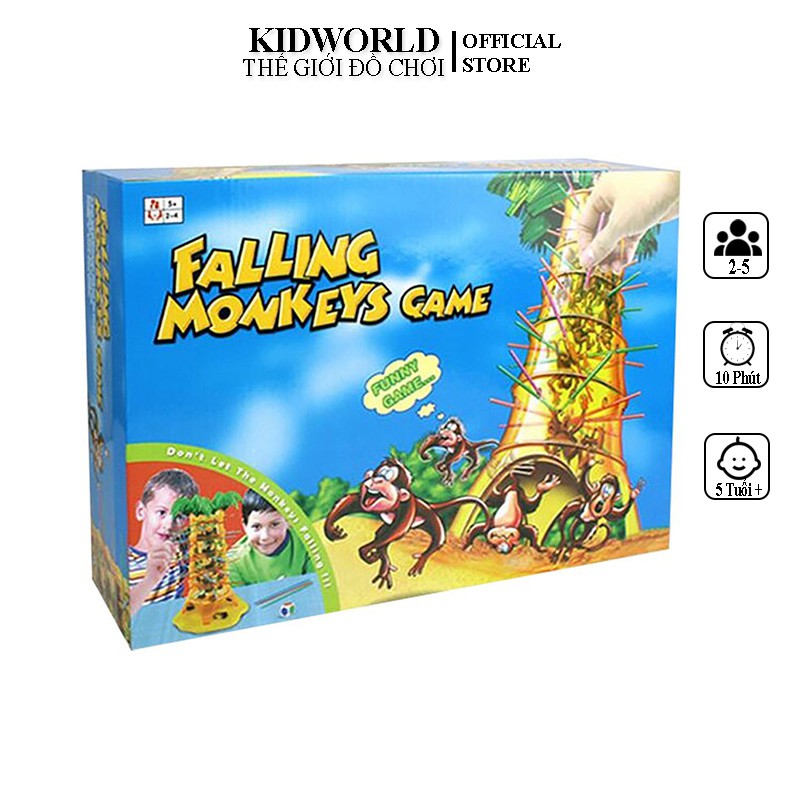 Trò chơi Rút Khỉ Tumblin' Monkeys, Board Game Gia Đình Giải Trí Tương Tác Cho Trẻ