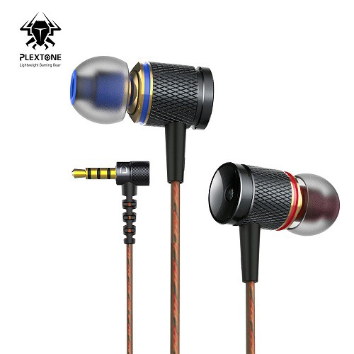 Tai Nghe Nhét Tai PLEXTONE Dx2 Đế Kim Loại Giắc 3.5mm Tương Thích Android/Iphone Tiện Lợi Chơi Game Pubg