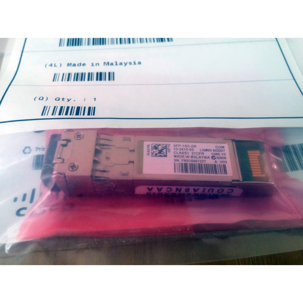 SFP-10G-SR Module quang Cisco MMF