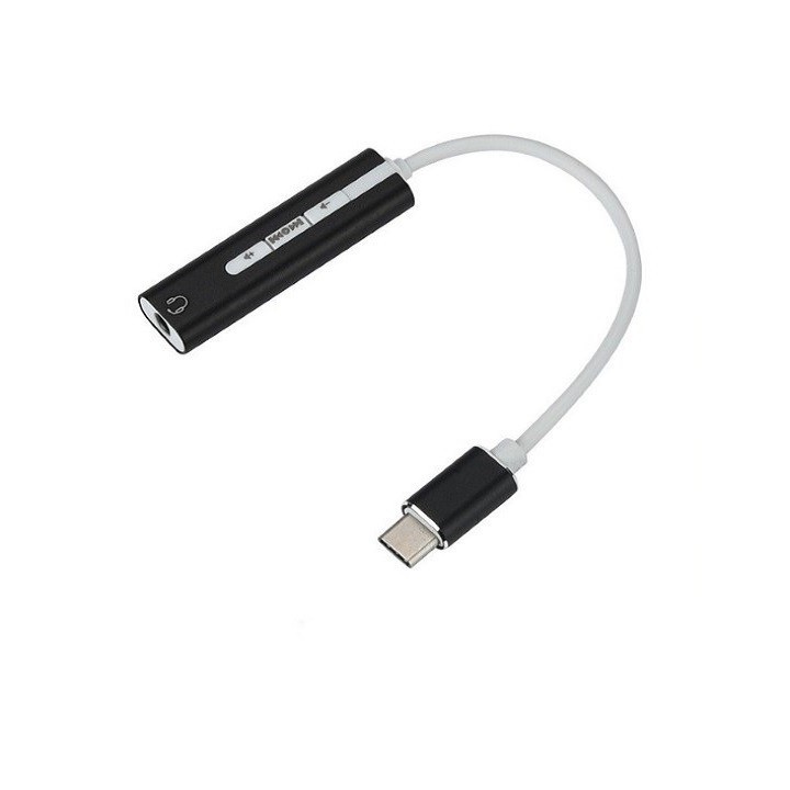 Mua ngay Cáp chuyển USB Type C ra cổng âm thanh 3.5mm vỏ nhôm dùng cho điện thoại, laptop [Giảm giá 5%]