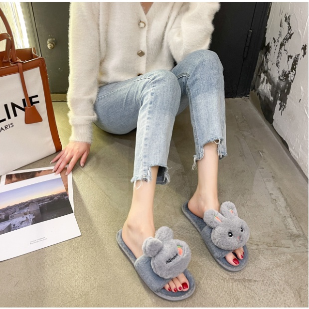 Dép Đi Trong Nhà Nữ NineRed Mẫu Thỏ Dễ Thương - D96 - D65