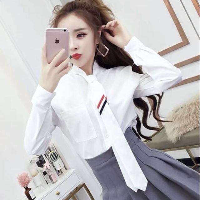 Áo somi cà vạt