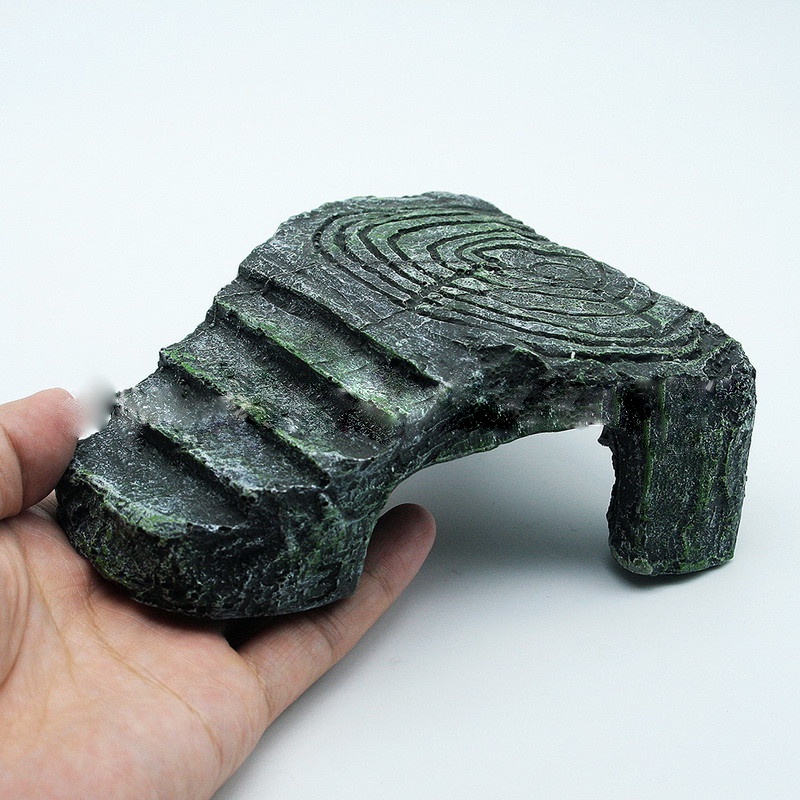 Bệ Đứng Hình Rùa Có Lỗ Ẩn Đảo Rùa Leo Trèo Cho Rùa