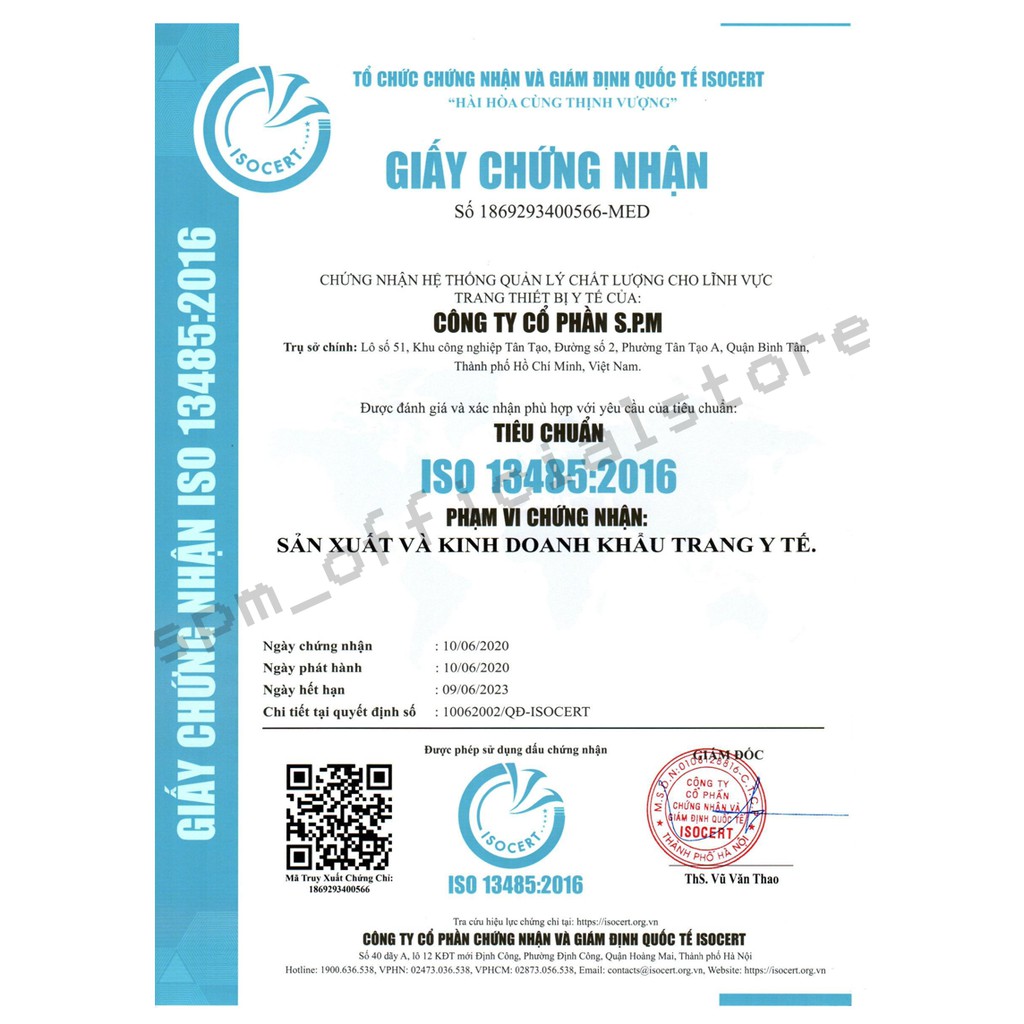 Khẩu trang y tế Dr. Safe loại cao cấp - 4 lớp - Tiêu chuẩn ISO (Hộp 50 cái) | BigBuy360 - bigbuy360.vn