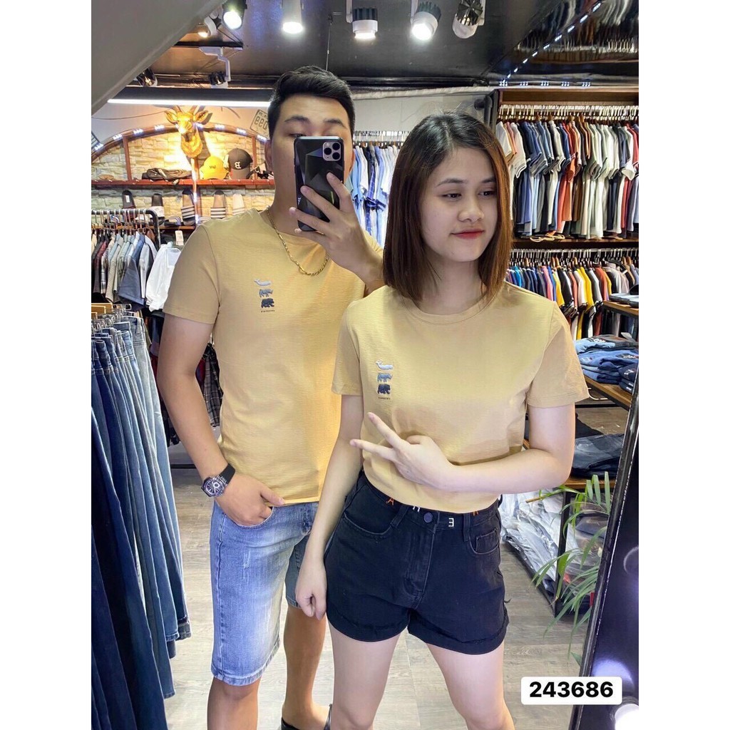 ÁO THUN CẶP NAM NỮ CỔ TRỤ CHẤT THUN COTTON MẪU MỚI SANG TRỌNG ,LỊCH LÃM SIÊU HOT THỜI TRANG CAO CẤP SD07