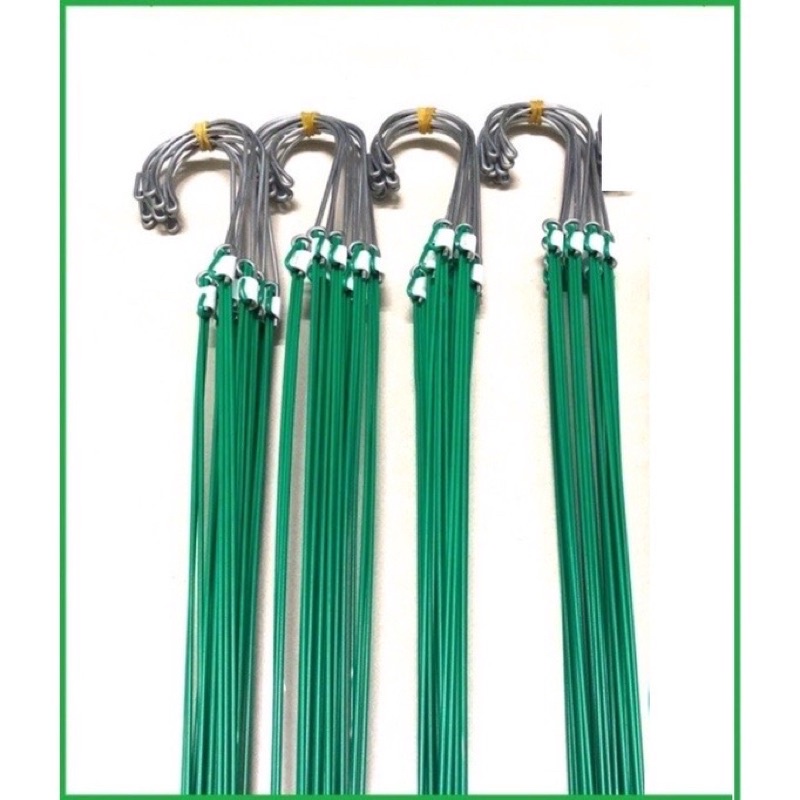 Móc Kẽm bóc nhựa Treo chậu Lan  chậu cảnh dài 80cm chống rỉ