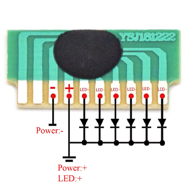 Set 10 Chip Đèn Led Cob 6-led 3-4.5v