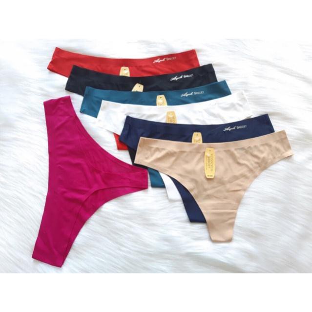 Quần lót lọt khe trơn không viền SIÊU SEXY, chất su mát lạnh, ôm body, không hằn, dễ chịu khi mặc