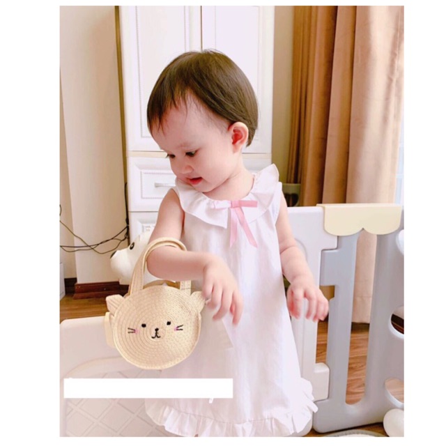 Váy next cổ bèo nơ