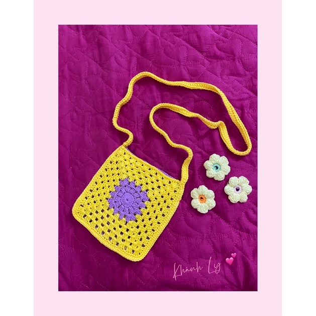 Túi đeo chéo len móc handmade 🌻 Handbag 🌻