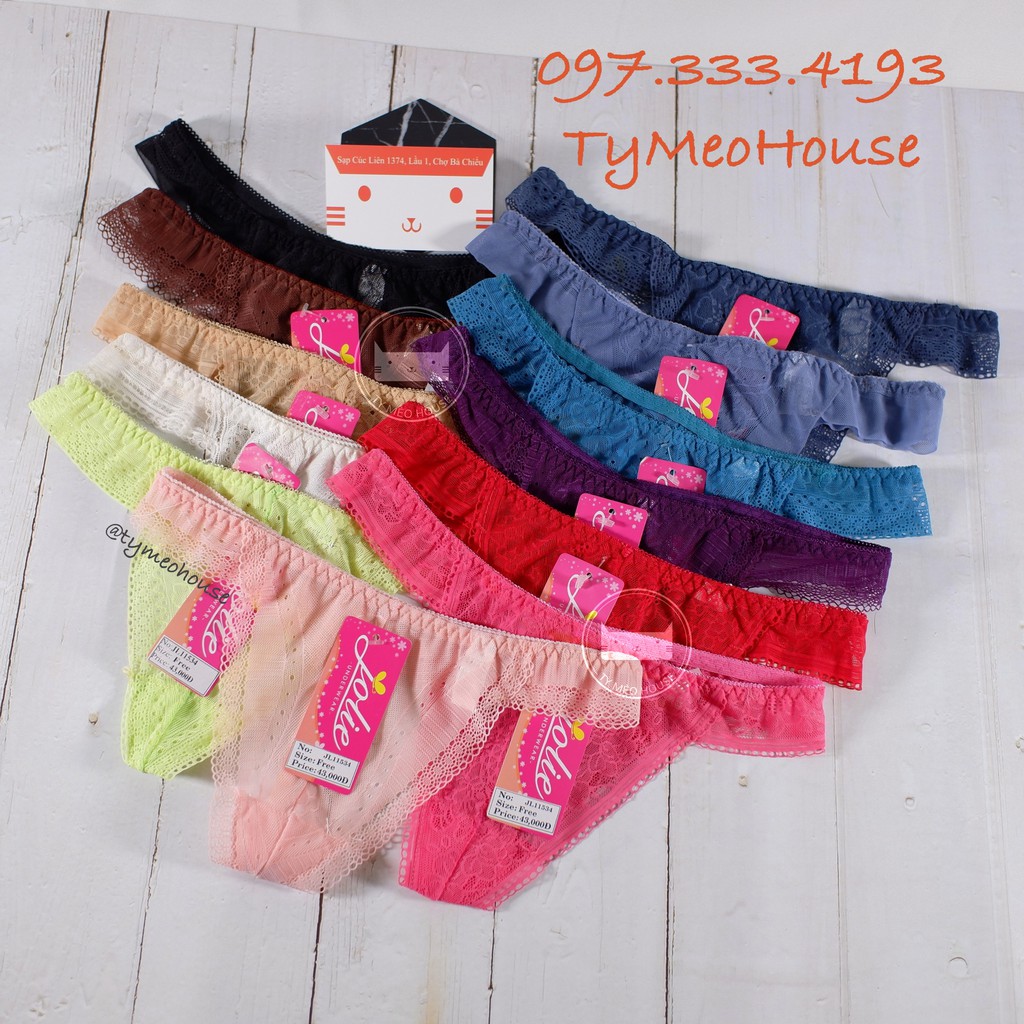🍑 Quần chip chữ T / lọt khe Jolie 534 🍑