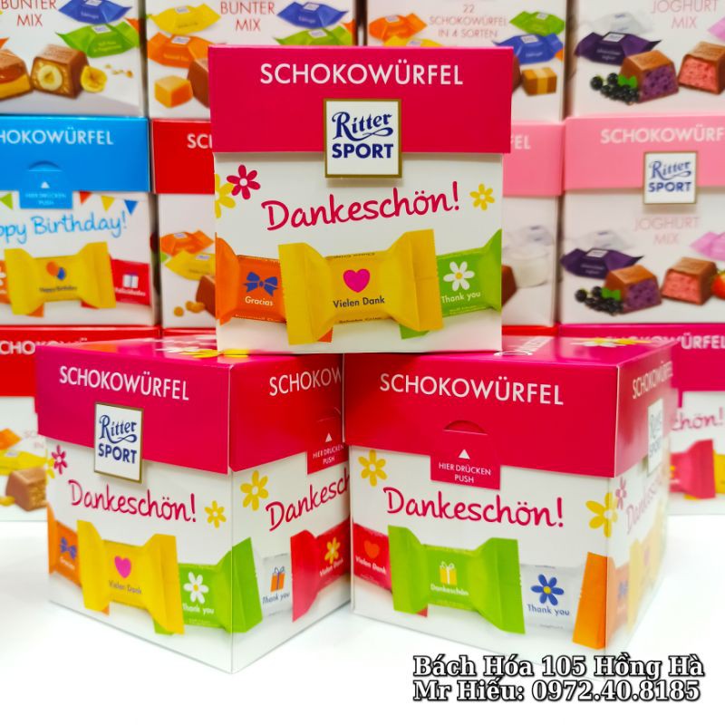Kẹo socola Ritter Sport 176g