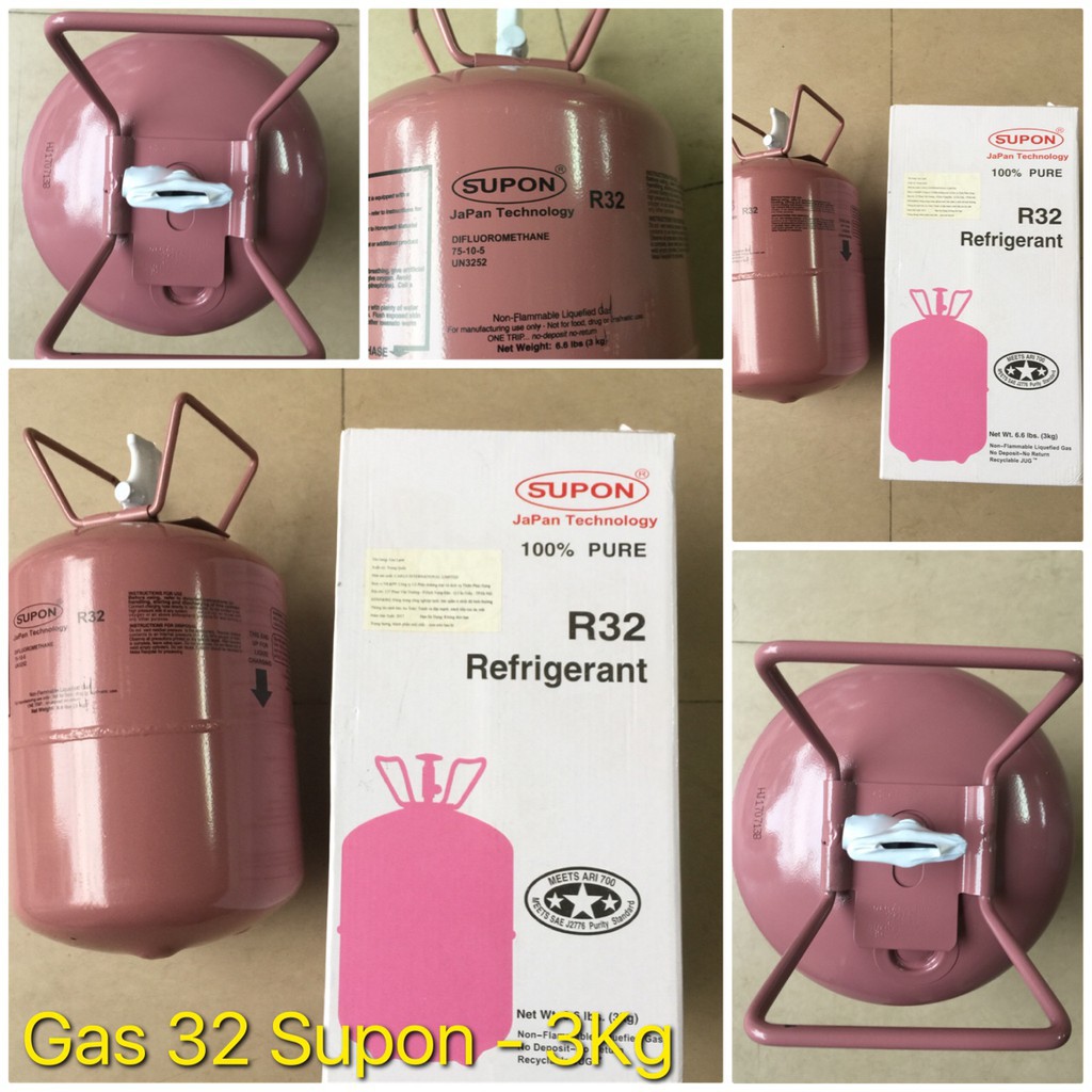 Gas Lạnh Điều Hòa  R32 SUPON - 3Kg