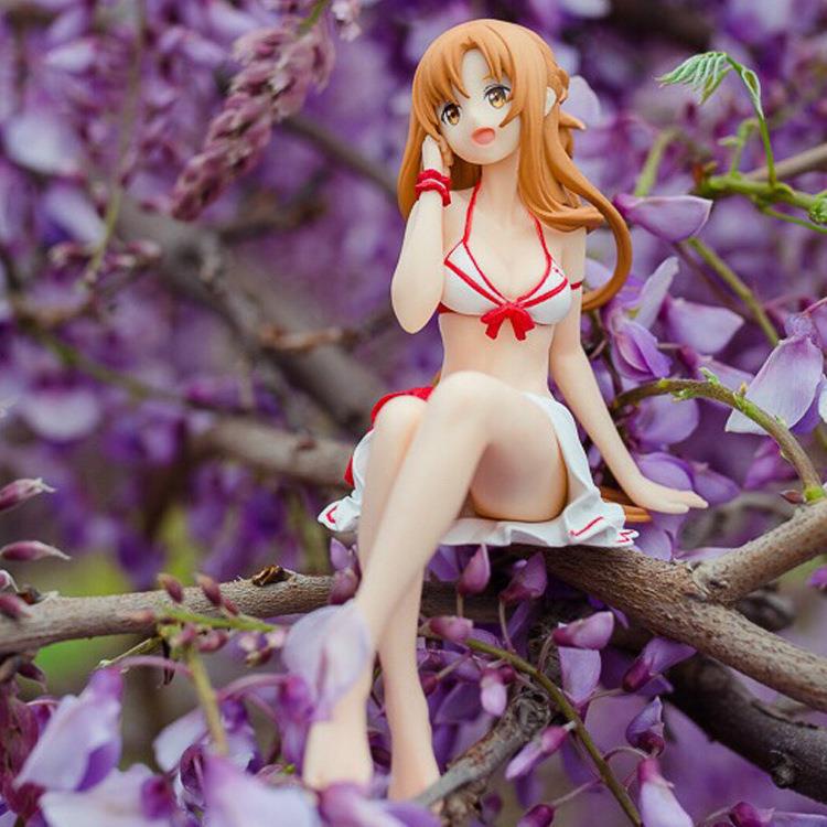 Mô Hình Nhân Vật Yuuki Asuna Trong Sword Art Online Mặc Đồ Bơi