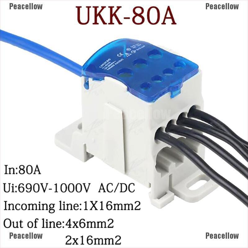 Cầu đấu dây UKK80A chuyên dụng cho các dây điện thông thường chất lượng cao