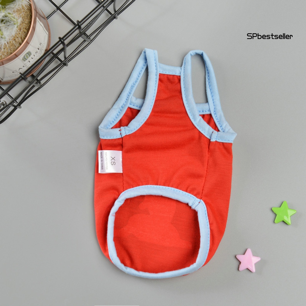 Áo Hai Dây Cotton In Họa Tiết Hoạt Hình Thời Trang Mùa Hè Cho Thú Cưng