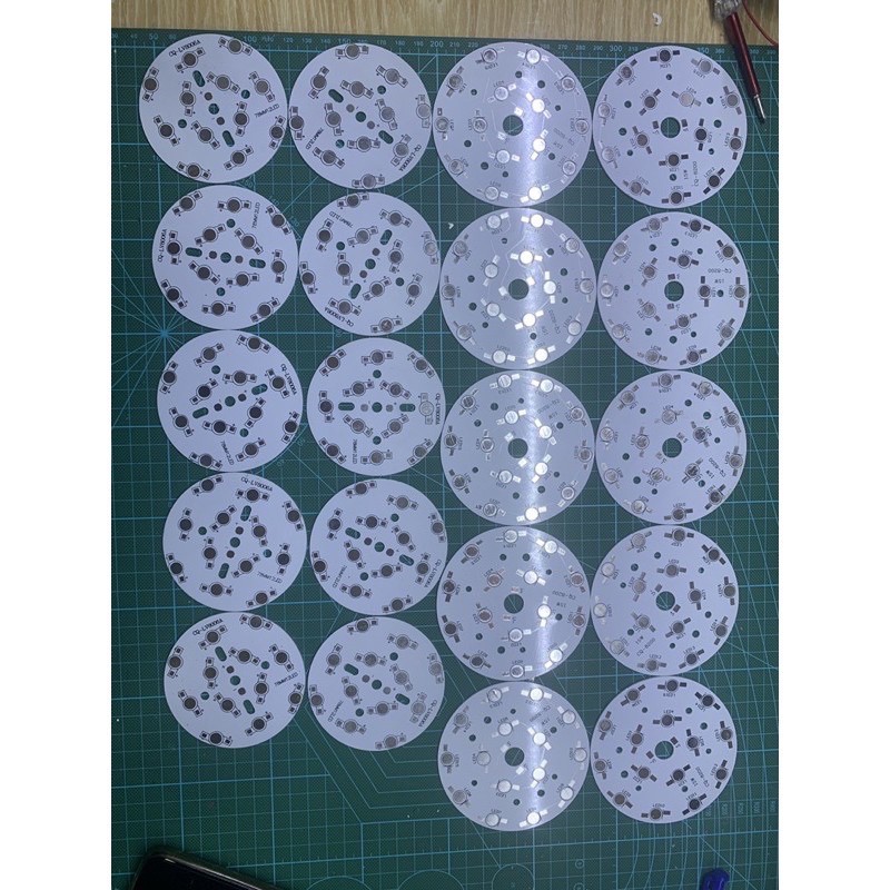 Mạch led tròn 12–15 bóng hàn luxeon 1w
