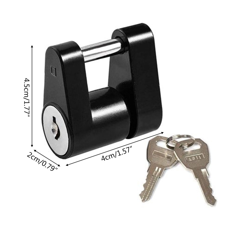 1 Móc Khóa Chống Trộm Bằng Thép Không Gỉ An Toàn
