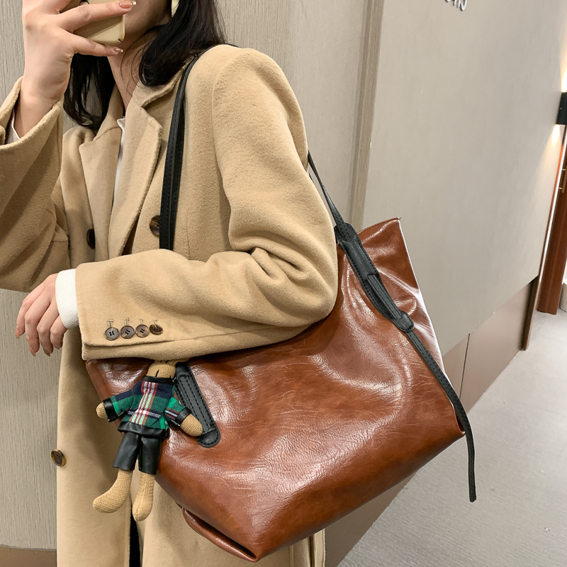 Túi Xách JASMIN NOIR Bằng Da PU Thời Trang Hàn Quốc Cho Nữ