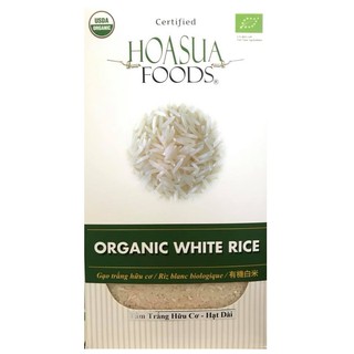 Gạo tấm trắng hạt dài hữu cơ Hoa Sữa 1kg