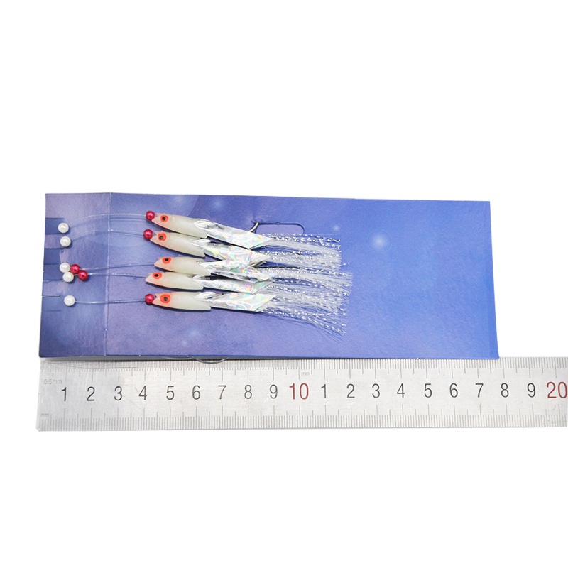 Bộ 5 Mồi Câu Cá Nhân Tạo Có Lưỡi Câu Tiện Dụng