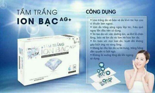 Tắm trắng ion- bạc