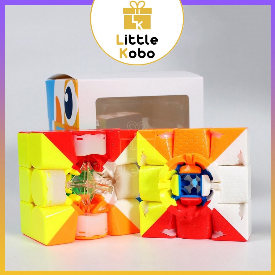 [V1-Ốc GES] Rubik 3x3 Monster Go MG3 Cao Cấp Gan MG356 Cube Rubic 3 Tầng Stickerless