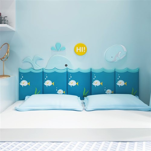 Miếng dán tường 3d nhiều hình dáng lựa chọn trang trí đầu giường phòng ngủ chống va chạm an toàn cho bé BGZ-1.2M