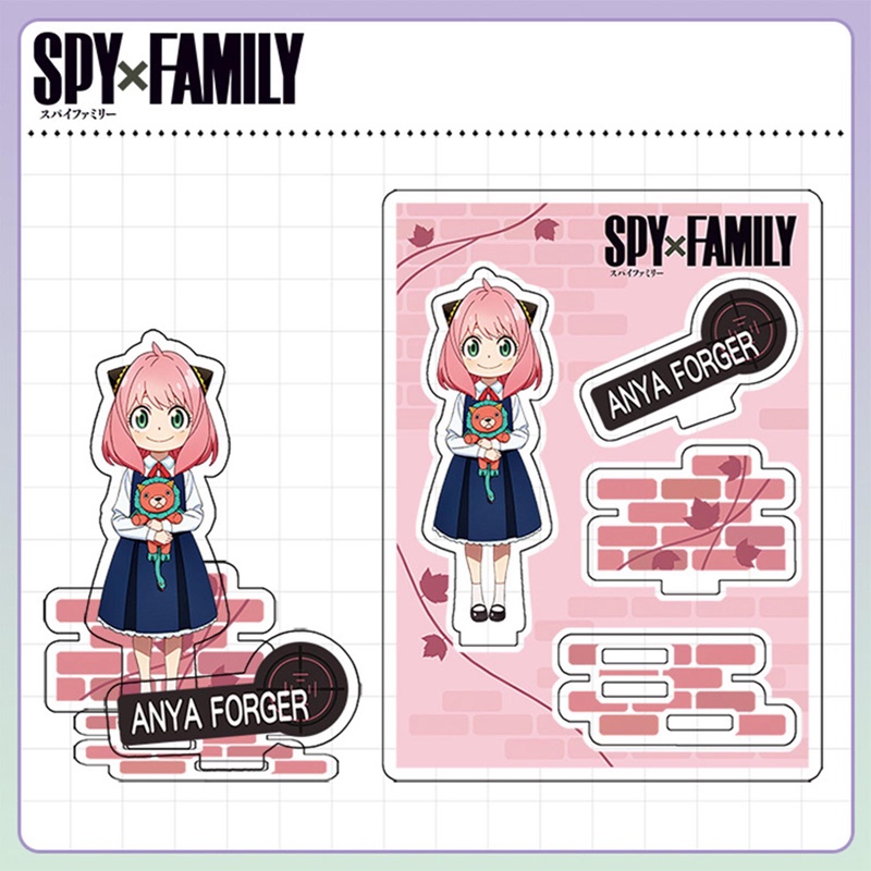 Mô Hình Đồ Chơi Anime Spy X Family Bằng Acrylic Dùng Trang Trí Bàn Làm Việc