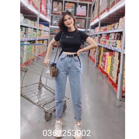 Quần jean baggy nữ cao cấp nắp túi kiểu, kèm hình và video thật | BigBuy360 - bigbuy360.vn