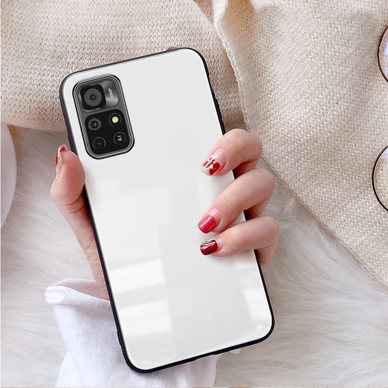 Ốp Lưng XIAOMI REDMI NOTE 11S, NOTE 11 4G, NOTE 11 5G , NOTE 11 PRO, NOTE 11 PRO 5G Mặt kính gương sáng bóng cao cấp