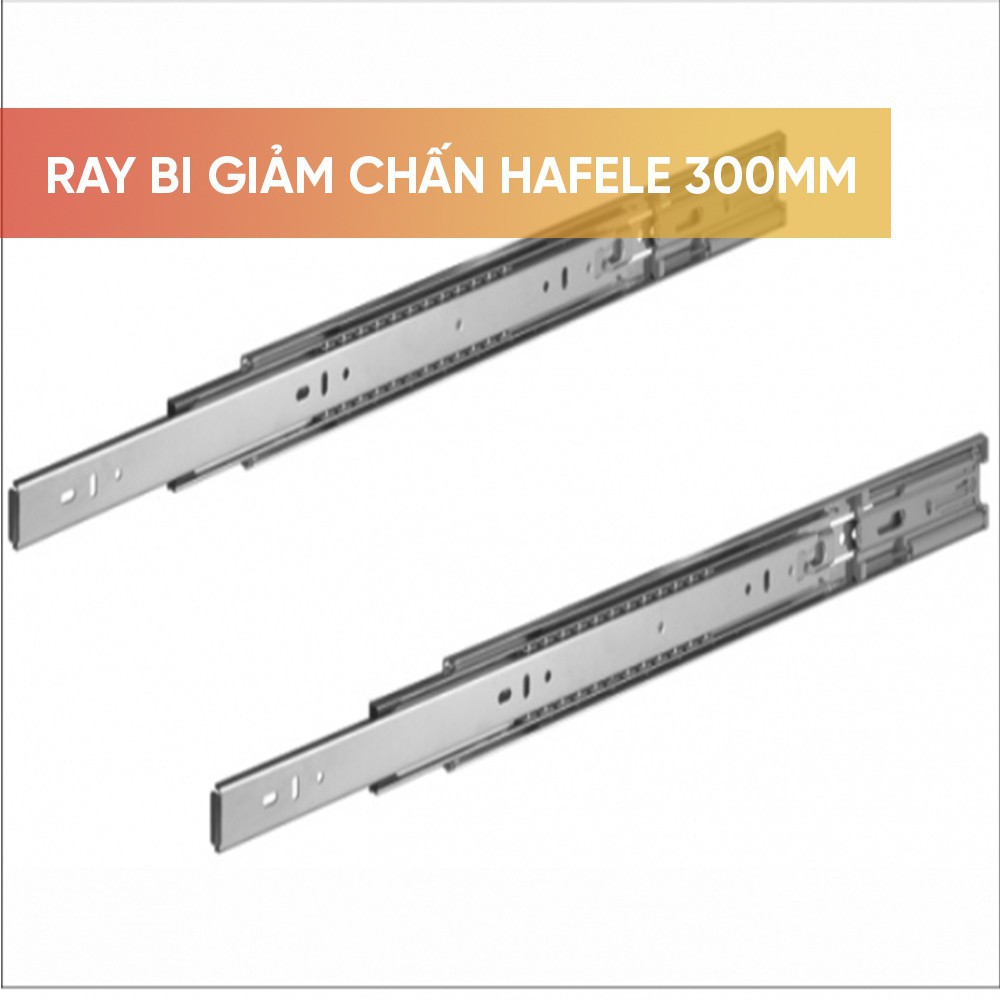 Ray trượt bi ngăn kéo giảm chấn HAFELE-GERMANY (Đức) nhập khẩu