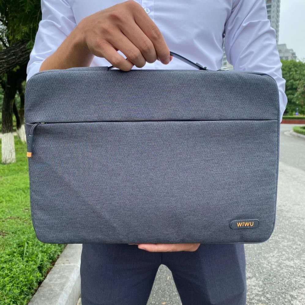 [BH 12 tháng - 1 đổi 1] Túi xách chống sốc WIWU Pilot Sleeve cho Macbook/Laptop - 13/14/15/16 inch (Màu xám)