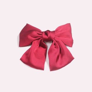 Kẹp tóc nơ lụa satin phong cách hàn quốc dành cho nữ