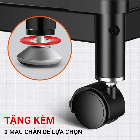 Kệ lò vi sóng 3,4,5 tầng Sơn Đen Đa Năng 2021 Kệ Inox nhà bếp, Giá Tủ để đồ thông minh