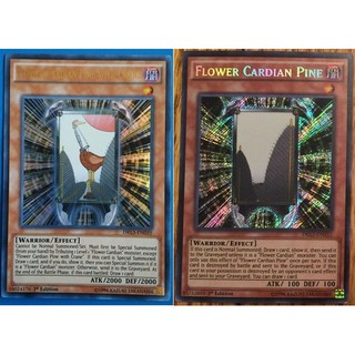 Bài Yugioh - Combo Flower Cardian Pine + With Crane (Ultra Rare)