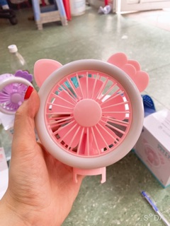 QUẠT MINI TÍCH ĐIỆN CẦM TAY