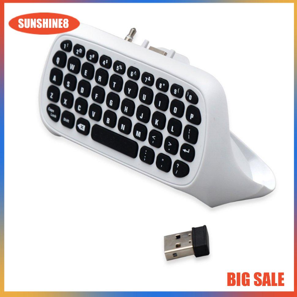 【SUN】TY-64 Wireless Chat pad Game Keyboard with Audio/Headset Jack for Xbox One