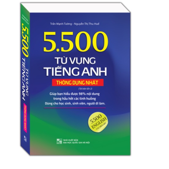 Sách - 5500 từ vựng tiếng Anh thông dụng nhất và 3500 từ vựng tiếng Anh theo chủ đề (bản màu)