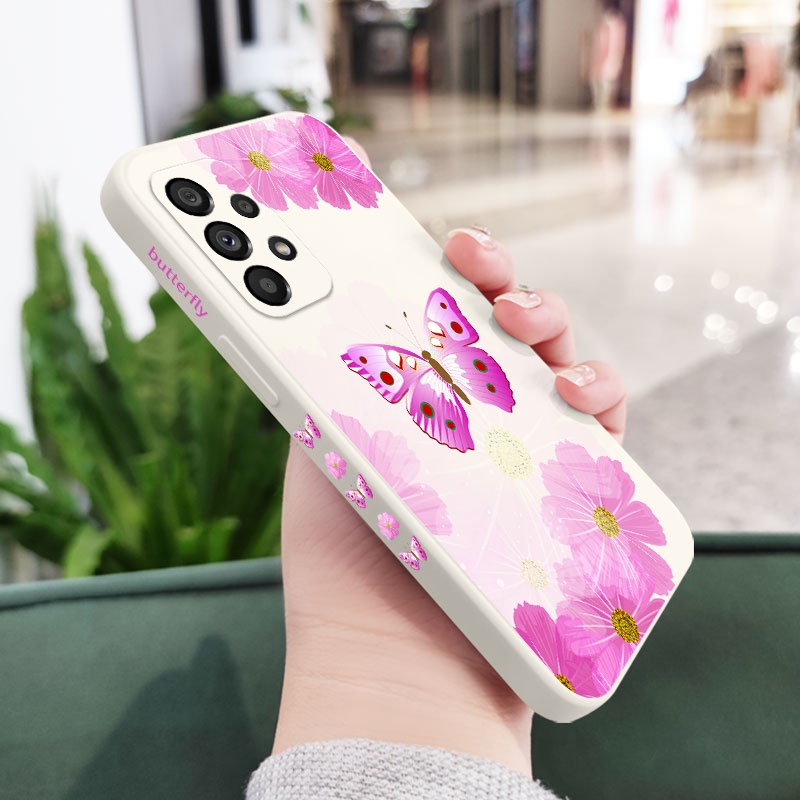 Ốp Lưng Silicone HìNh Con BướM Cho Samsung Galaxy A73 A53 A33 A23 5G