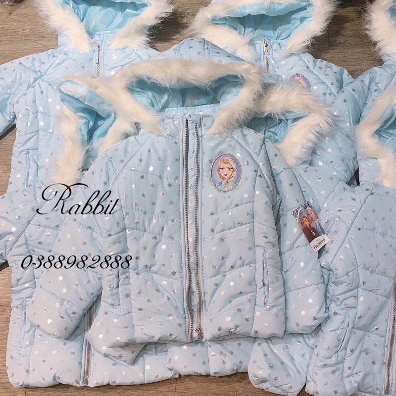 Áo khoác xanh Elsa