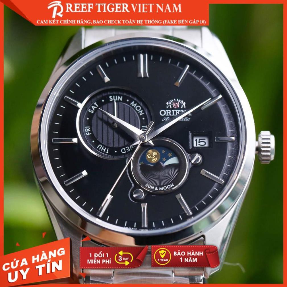 [REEFTIGERVIETNAM]  Đồng hồ nam Orient Sun and Moon Gen 5 RA-AK0302B10B