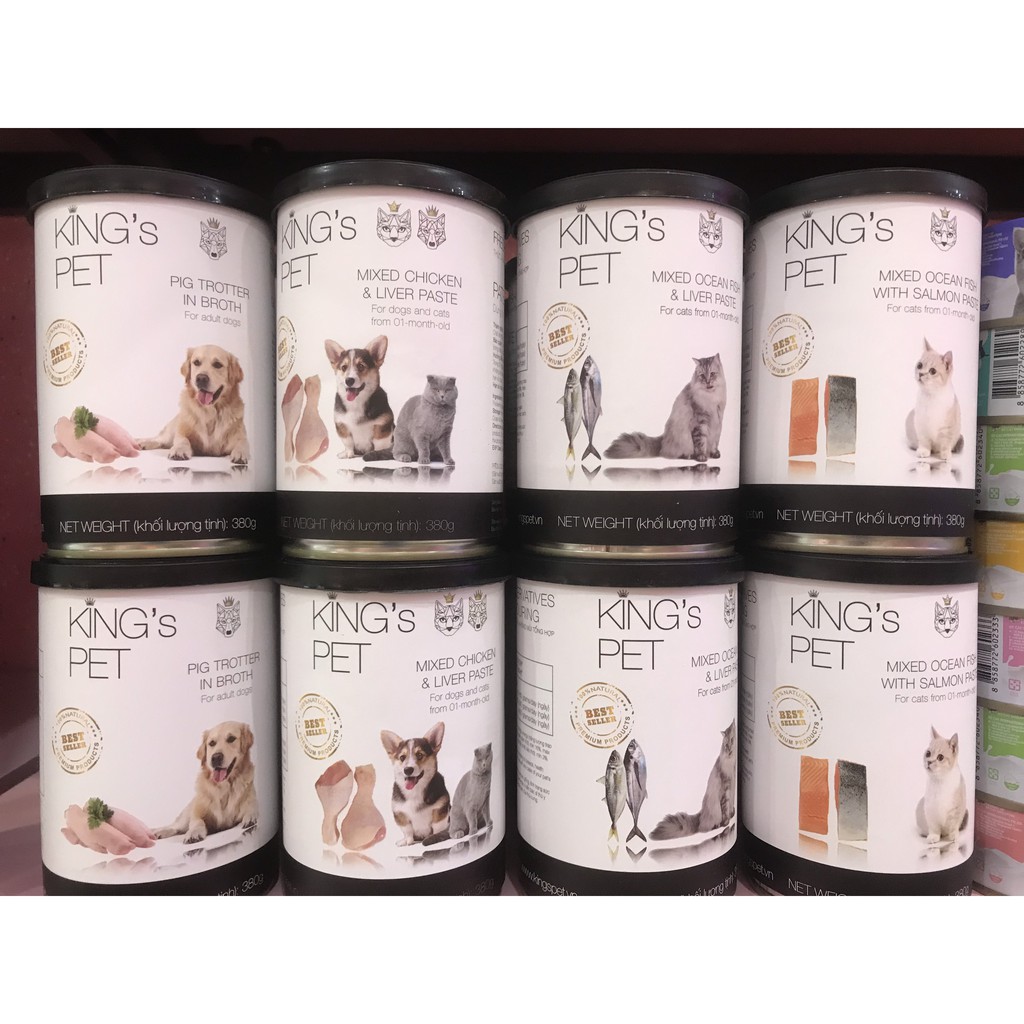 PATE KING'S PET CHO CHÓ MÈO 380GR CHÍNH HÃNG