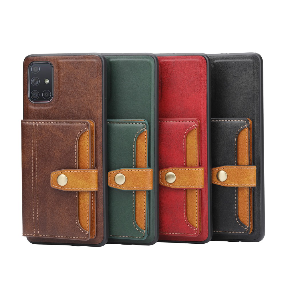 Ốp Điện Thoại Chống Sốc Có Ngăn Đựng Thẻ Cho xiaomi redmi note 10 pro 9s mi 11s 11 lite 10t poco f3 m3 x3 nfc