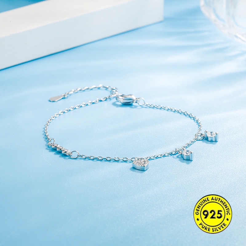 Vòng Tay Bạc 925 Mới Dành Cho Nữ Ins